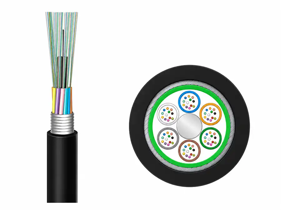 GYTA Stranded Loose Tube Armored Fiber Optic Cable