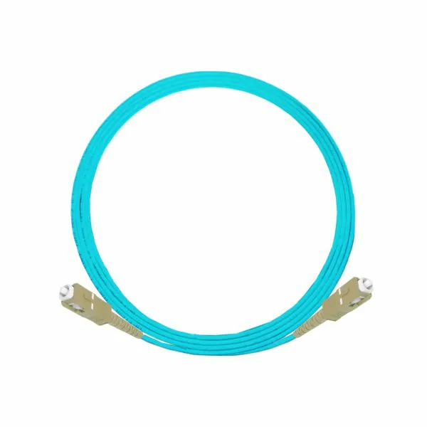 SC APC to SC APC OS2 Simplex Fiber Patch Cord