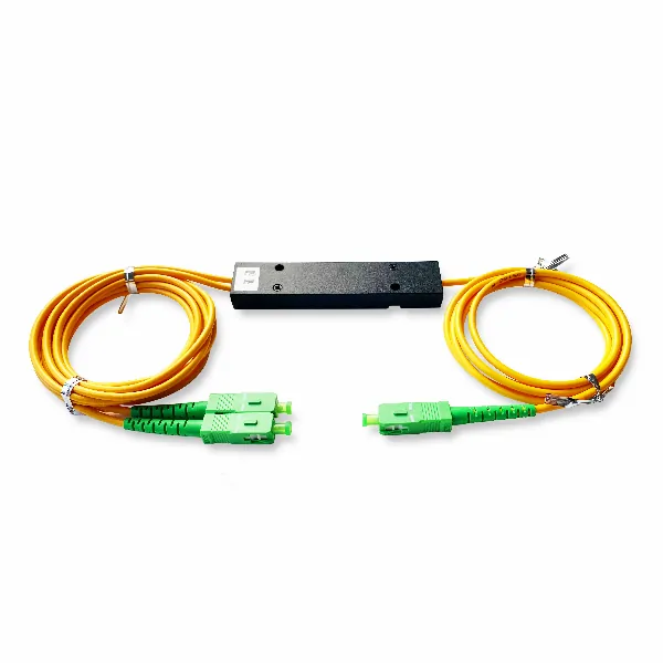 1x2 SC/APC Single-Mode FBT Fiber Coupler