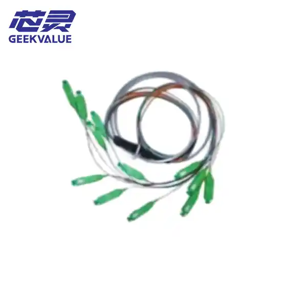 SC APC 12-core ribbon pigtail fiber