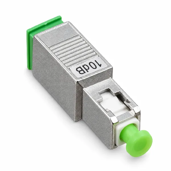 SC APC 10dB Single-Mode Fixed Fiber Optic Attenuator