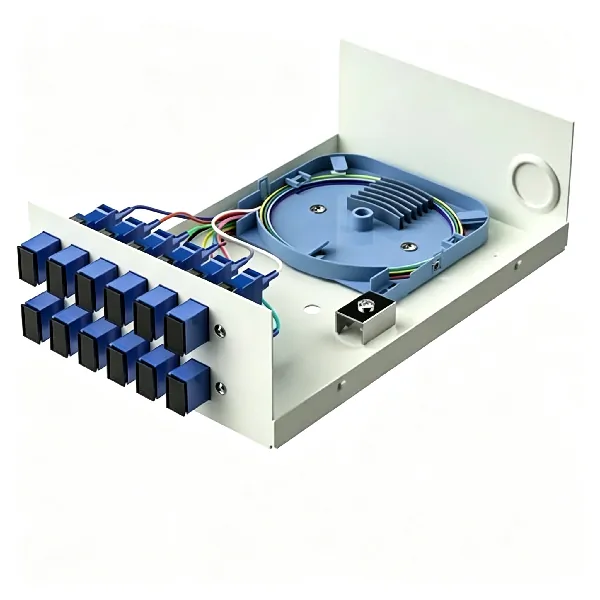 12-Port Wall-Mount Optical Distribution Frame Internal Structure