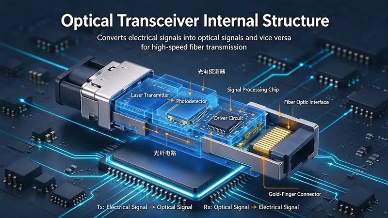 Optical Transceiver Internal Structure